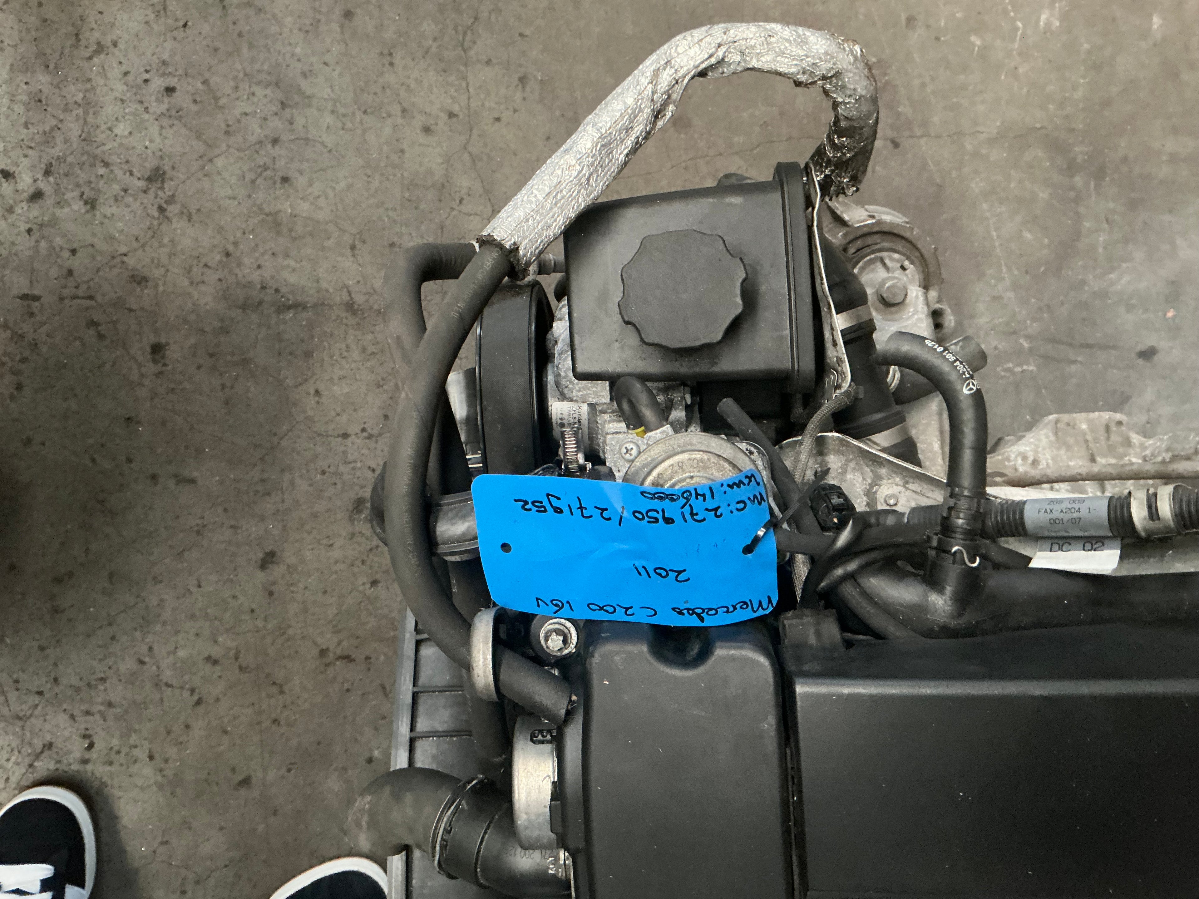 Motor mercedes w204  1.8 C 200 K 16V